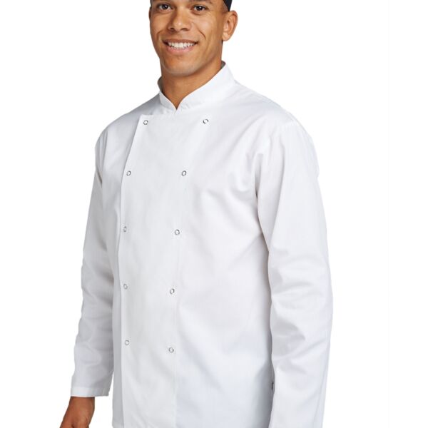 Budget Long Sleeve Chefs Jacket Thumbnail